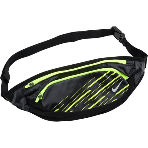 nike large capacity waistpack laufzubehör schwarz grösse|Amazon.com: Nike Running Waist Pack.